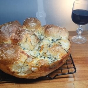 Focaccia Gorgonzola e Vinho